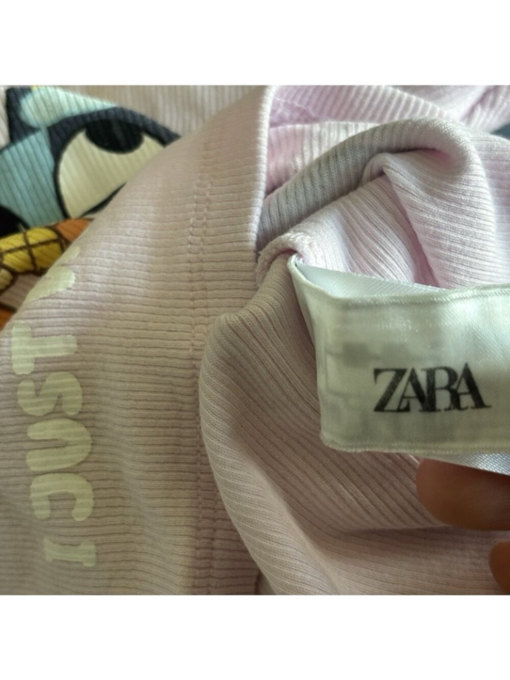 Zara Bluey Bingo Matching Set Ribbed Shorts & Top Size 4 Yr Disney Pink Icecream - Picture 11 of 16